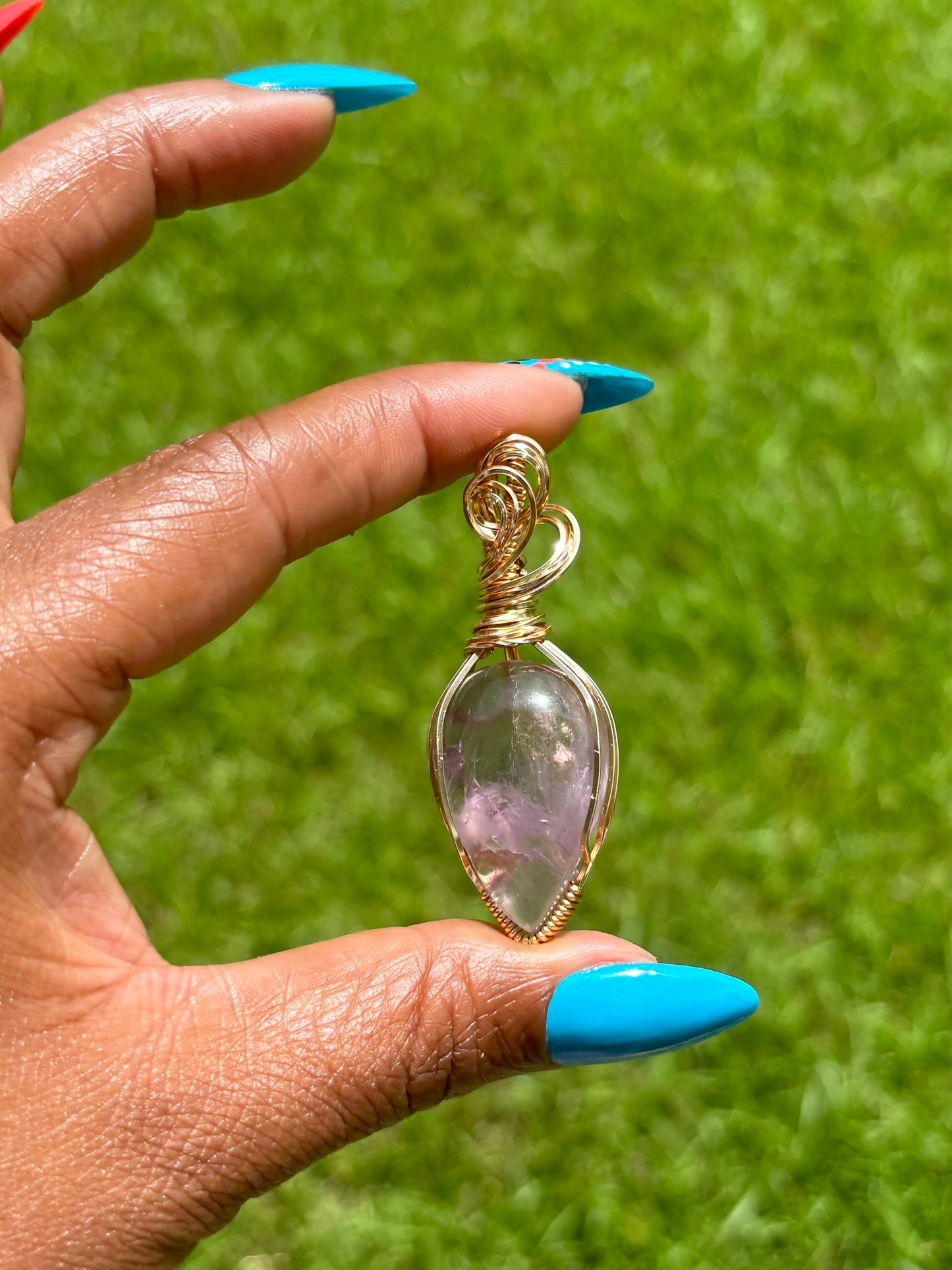 Gold Ametrine Necklace