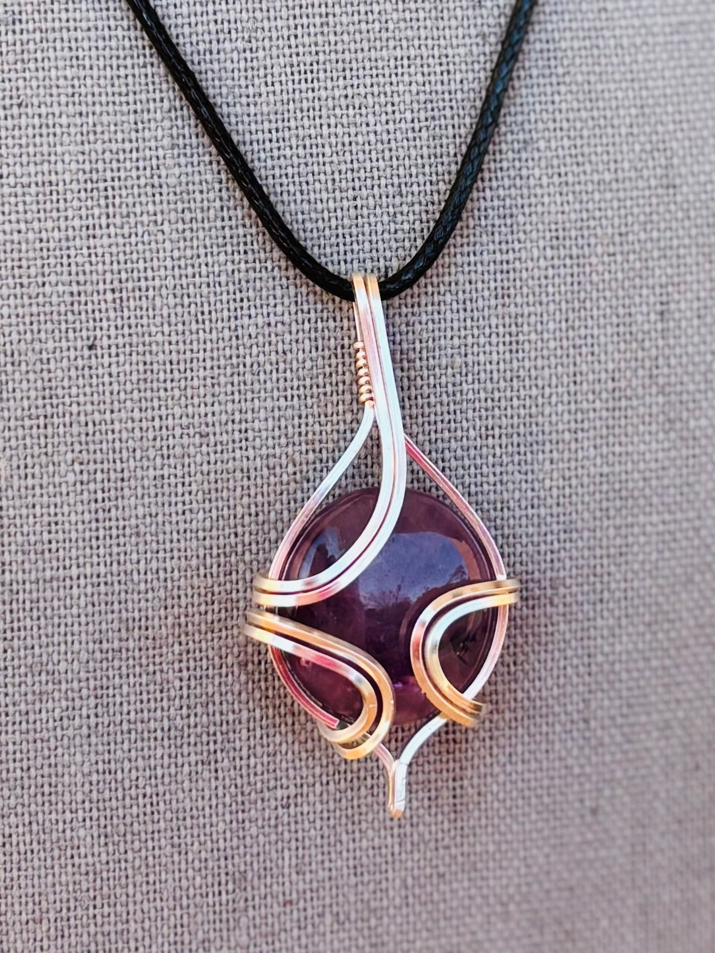 Silver Amethyst Necklace