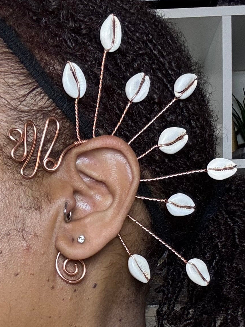 Cowrie Shell Ear Cuff