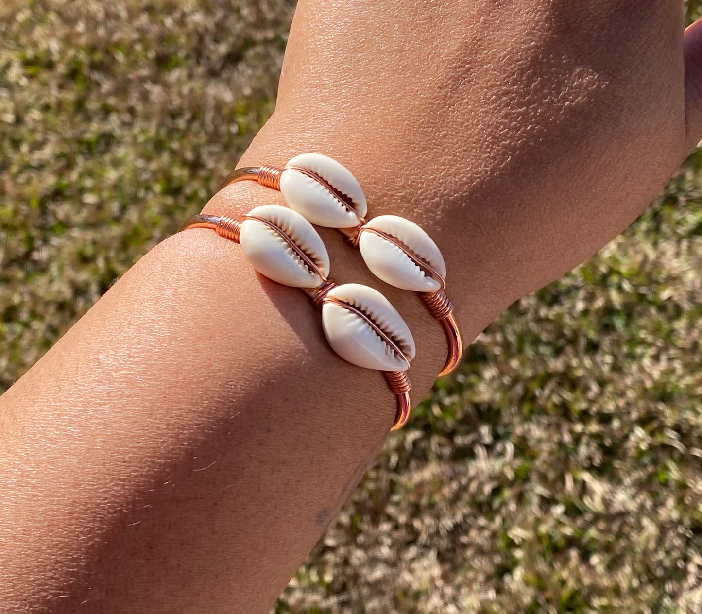Cowrie Shell Cuff Bracelet