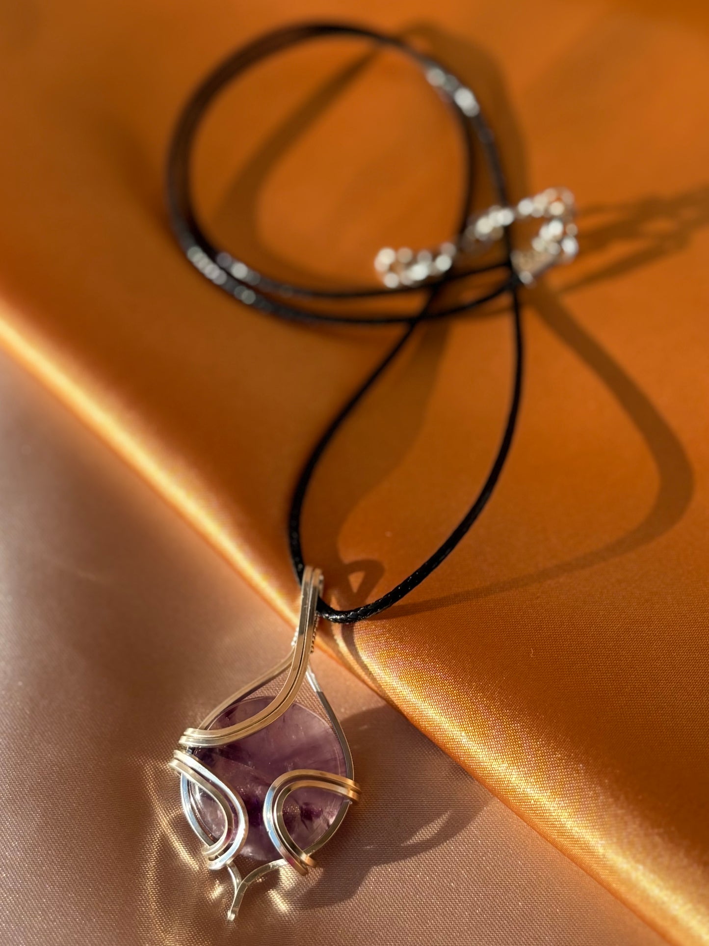 Silver Amethyst Necklace