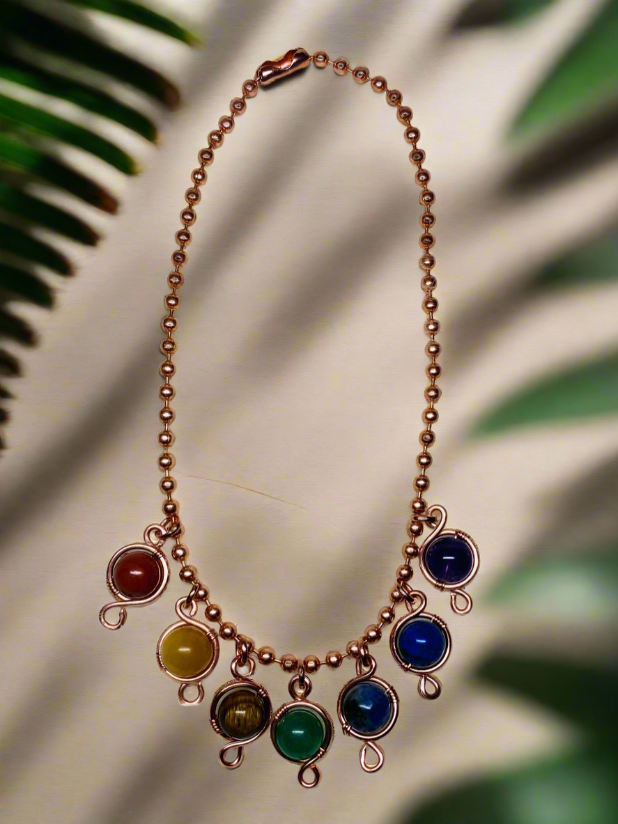 Copper Chakra Anklet