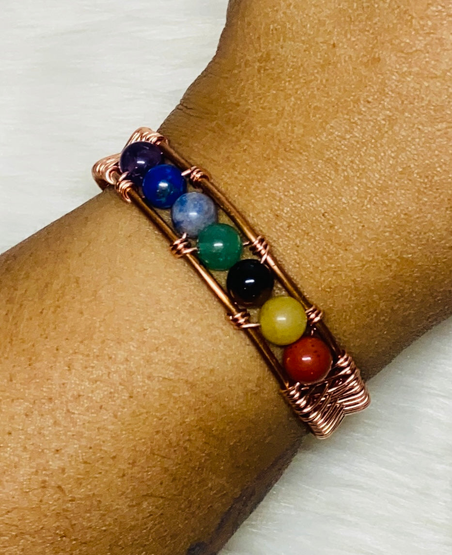 Chakra Cuff Bracelet