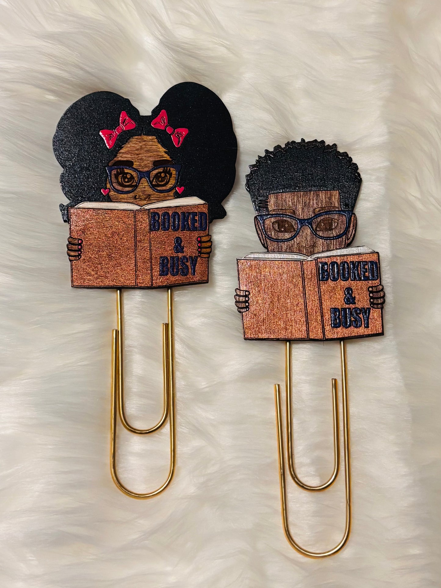 Young Booked & Busy Bookmarks