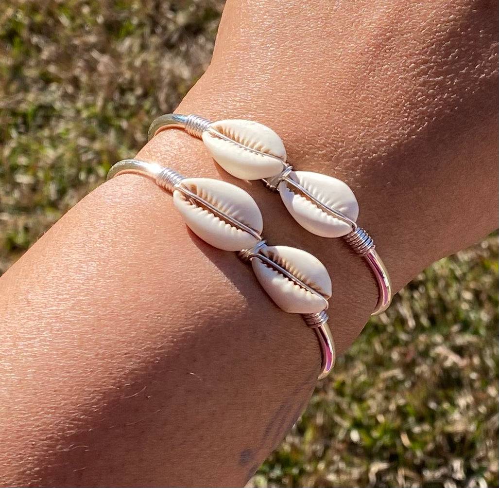 Cowrie Shell Cuff Bracelet