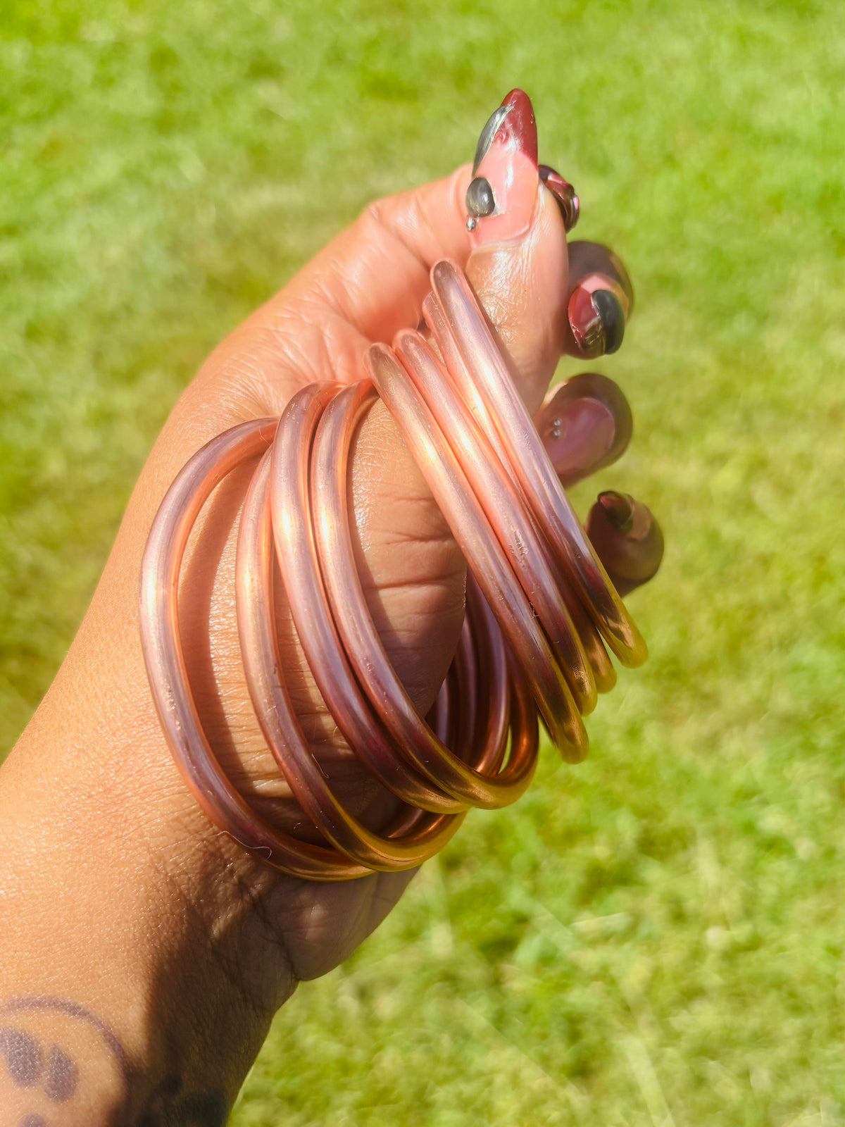 Thick 4 Gauge Copper Bangle