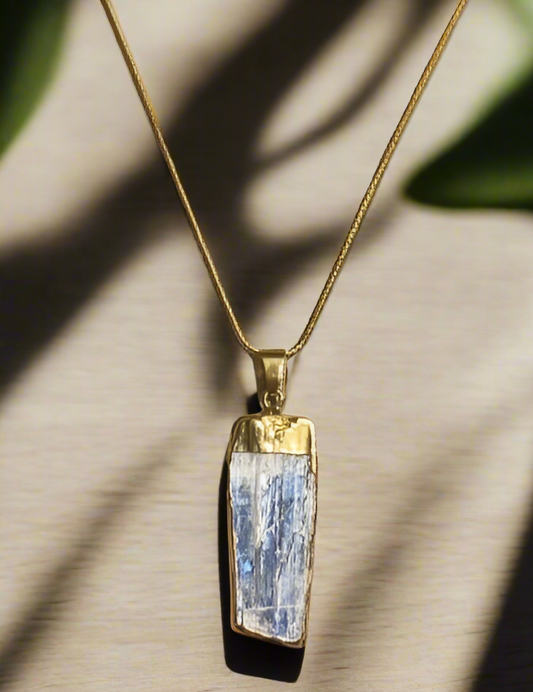 Gold Kyanite Necklace