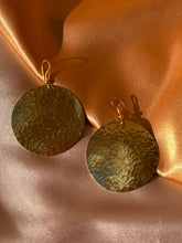 Load image into Gallery viewer, Brass Circle Earrings
