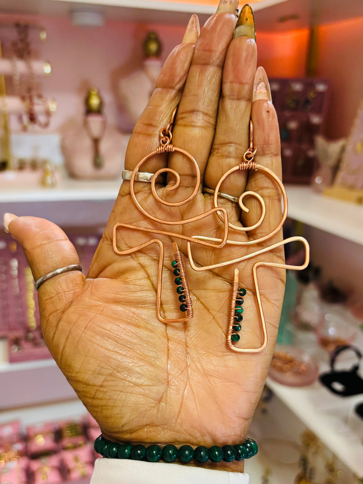 Sacred Breath Ankh Earrings