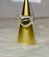 Load image into Gallery viewer, Sterling Silver Moldavite Ring
