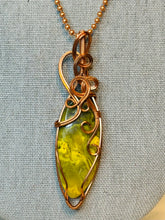 Load image into Gallery viewer, Flower Bumblebee Jasper Necklace
