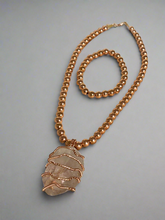 Load image into Gallery viewer, Beaded Copper Set
