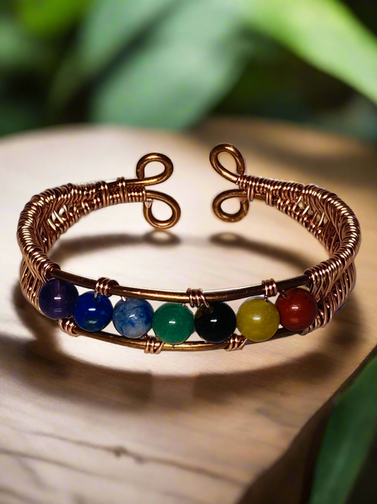 Chakra Cuff Bracelet
