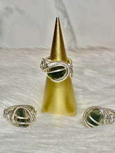 Load image into Gallery viewer, Sterling Silver Moldavite Ring

