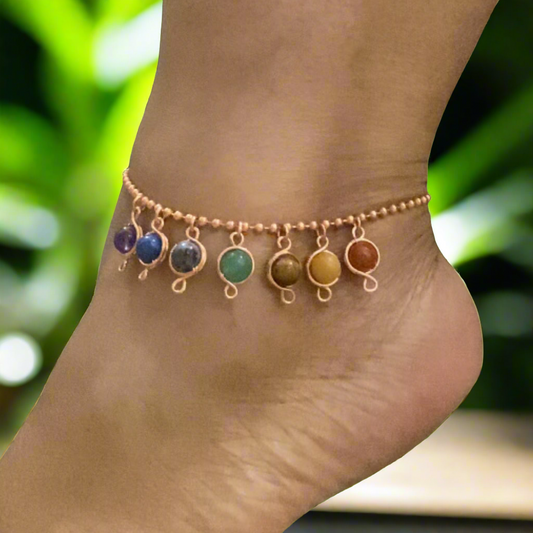 Copper Chakra Anklet