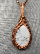 Load image into Gallery viewer, Howlite Framed Necklace
