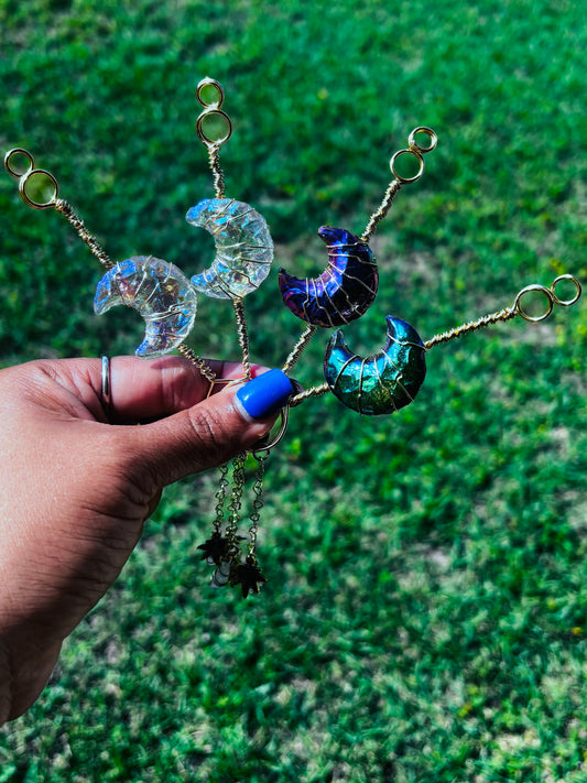 Angel Aura Crescent Moon Smoke Ring