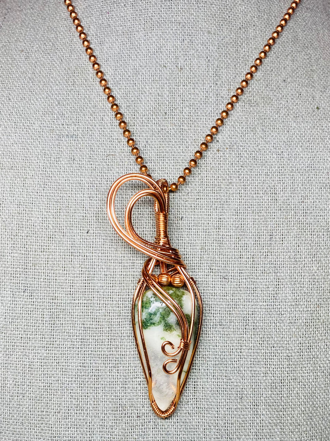 Tree Moss Agate Necklace