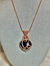 Load image into Gallery viewer, Black Obsidian Heart Necklace
