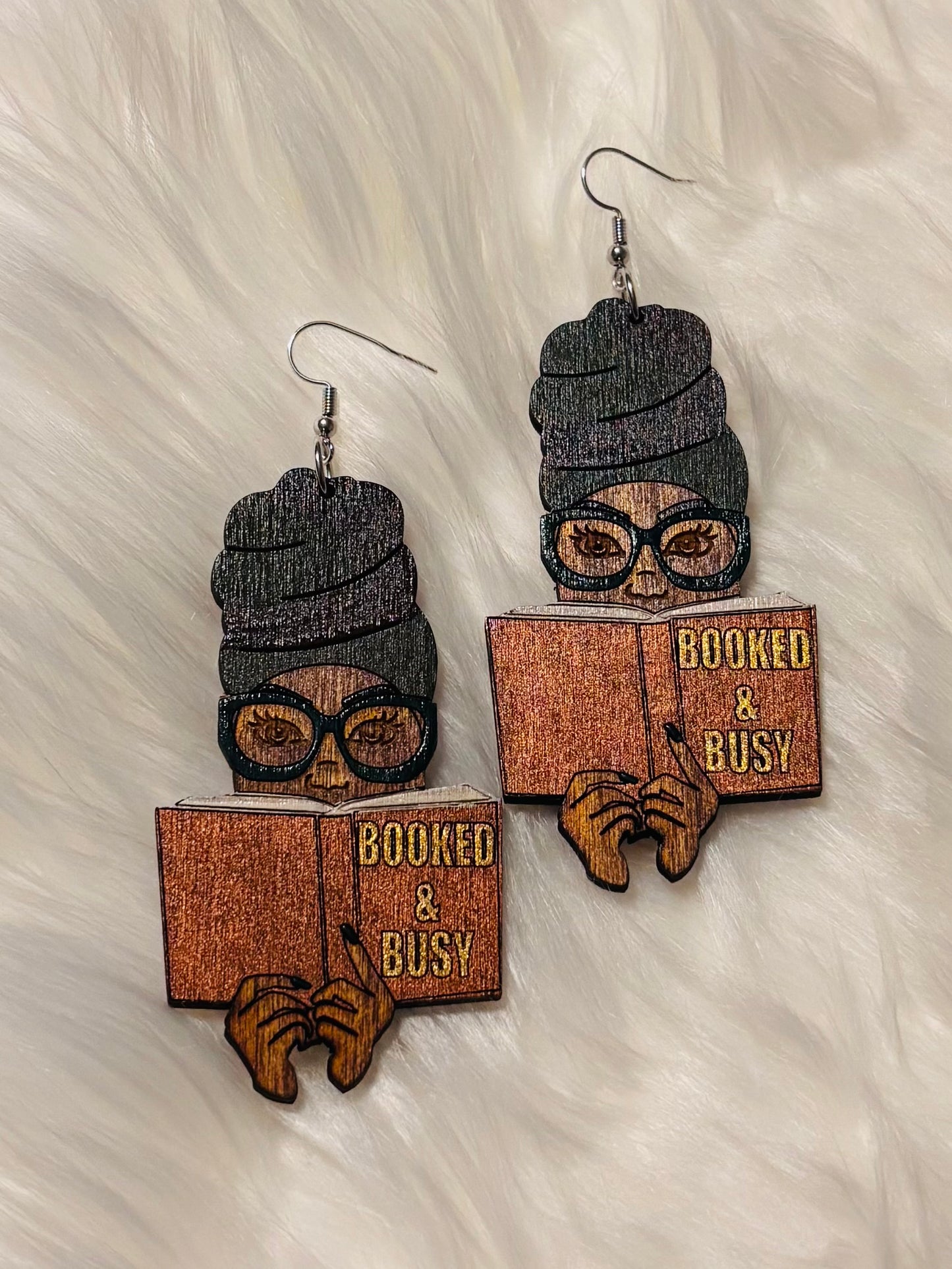 Booked & Busy Earrings
