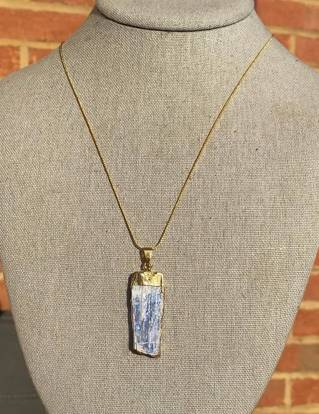 Gold Kyanite Necklace