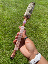 Load image into Gallery viewer, Selenite Smudging Wand
