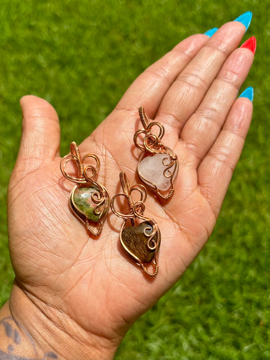 Mini Copper Hearts