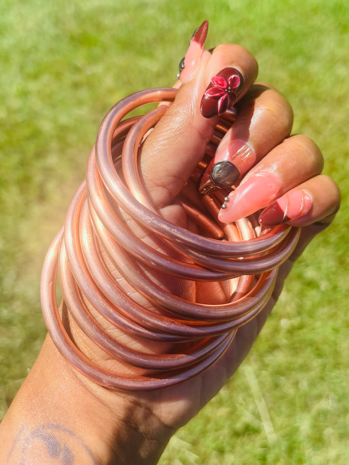 Thick 4 Gauge Copper Bangle