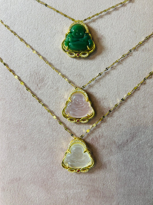 Jade Buddha Necklace