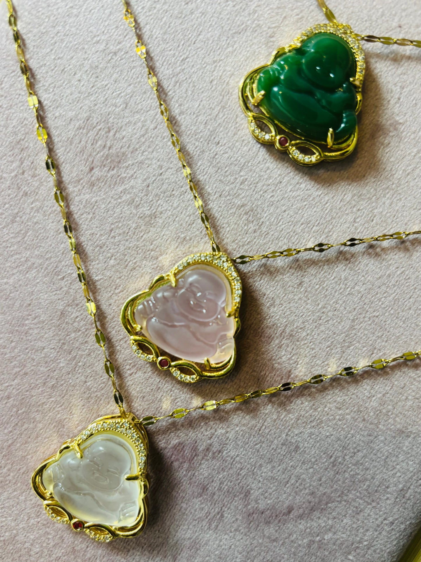 Jade Buddha Necklace