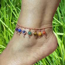 Load image into Gallery viewer, Copper Chakra Anklet
