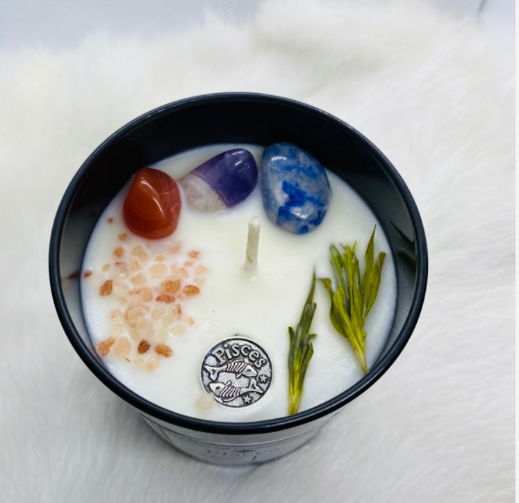 Pisces Zodiac Candle