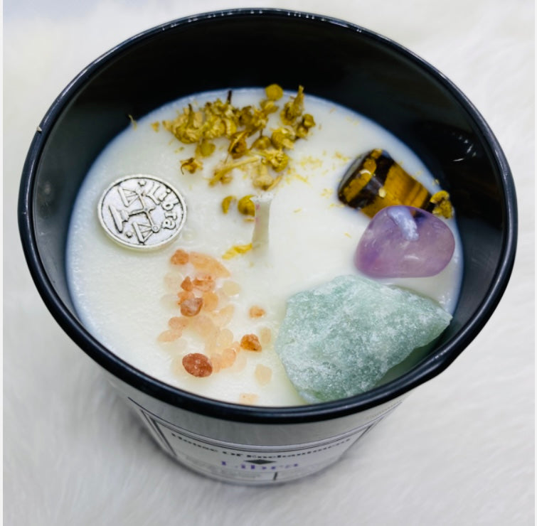 Libra Zodiac Candle